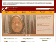 Tablet Screenshot of culturalorientation.net